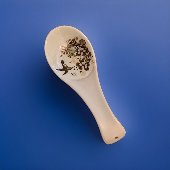 Vintage Humming Bird Spoon Holder Decor - Picture 1 of 3